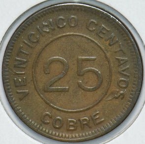 Guatemala 1915 25 Centavos 292427 combine shipping