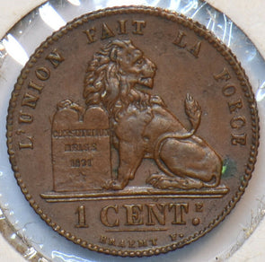 Belgium 1912 Cent Lion animal 903252 combine shipping