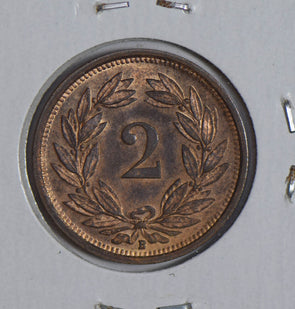 Switzerland 1936 2 Rappen BU S0201 combine shipping