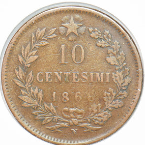 Italy 1866 10 Centesimi Vittorio Emanvele III 292948 combine shipping