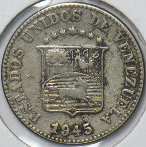 Venezuela 1945 5 Centimos Horse animal 193704 combine shipping