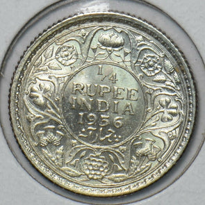British India 1936 B 1/4 Rupee 295671 combine shipping