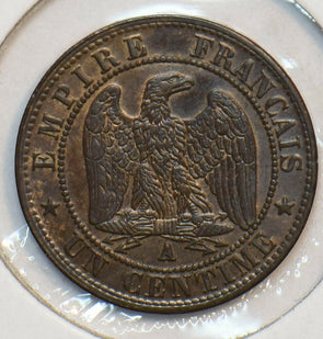 France 1855 A Centime Eagle animal 297140 combine shipping