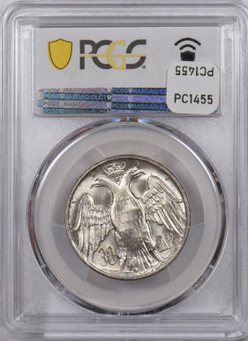 Greece 1964 30 Drachma Eagle animal PCGS MS 65 Kongsberg KM-87 PC1455 combine sh