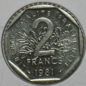 France 1981 2 Francs 151766 combine shipping