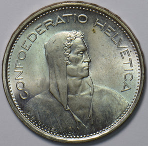 Switzerland 1967 5 Francs 193665 combine shipping