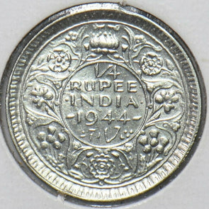 British India 1944 L 1/4 Rupee 151193 combine shipping