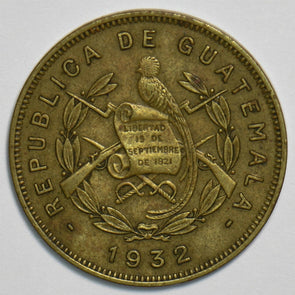 Guatemala 1932 2 Centavos Bird animal 240776 combine shipping
