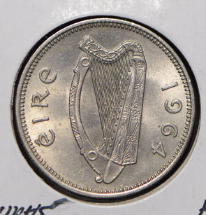 Ireland 1964 Shilling Bull animal  291947 combine shipping