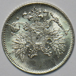 Finland 1917 25 Pennia Eagle animal 294489 combine shipping
