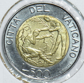 Vatican 1970 's 500 Lire 299015 combine shipping