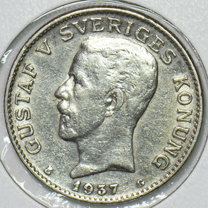 Sweden 1937 Krona 197050 combine shipping