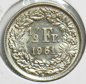 Switzerland 1961 1/2 Franc 240594 combine shipping