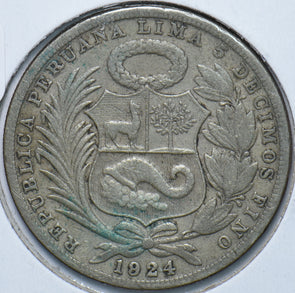 Peru 1924 Sol Llama animal 240133 combine shipping