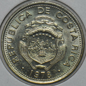 Costa Rica 1978 25 Centimos BU 196292 combine shipping