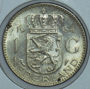 Netherlands 1964 Gulden Lion animal 150440 combine shipping