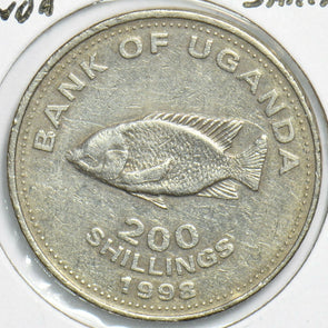Uganda 1998 200 Shillings Cichlid fish animal 904122 combine shipping