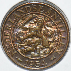 Netherlands 1954 Cent Lion animal 240058 combine shipping