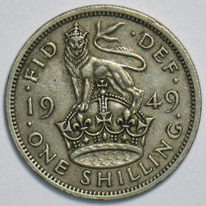Great Britain 1949 Shilling Lion animal 153154 combine shipping