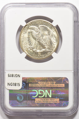 1944-D Walking Liberty Half Dollar 90% silver CAC NGC MS67 NG1815
