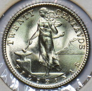 Philippines 1944 20 Centavos Eagle animal UNC 294923 combine shipping