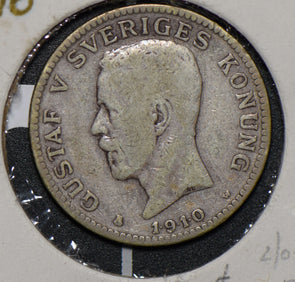 Sweden 1910 1 Krona  290618 combine shipping