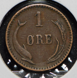 Denmark 1899 Ore Dolphin animal  901446 combine shipping