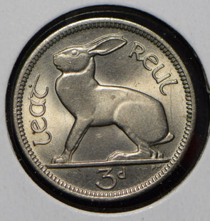 Ireland 1953 3 Pence Hare animal  291736 combine shipping