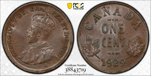 Canada 1929 Cent PCGS MS63BN PC0881 combine shipping