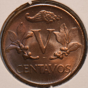 Colombia 1960 5 Centavos 196137 combine shipping