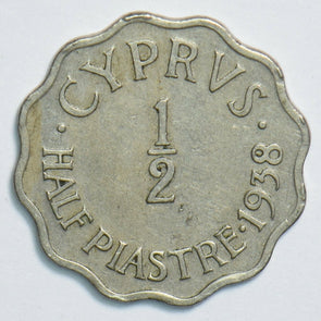 Cyprus 1938 1/2 Piastre 198103 combine shipping