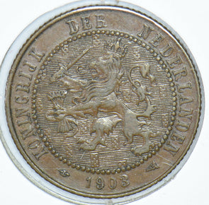 Netherlands 1903 2 1/2 Cents 291402 combine shipping