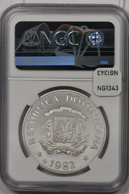 Dominican Republic 1982 CHI 10 Pesos silver NGC PF 69UC Year of the Child NG1343