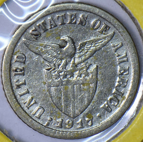 Philippines 1917 10 Centavos Eagle animal  901897 combine shipping
