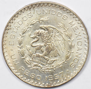 Mexico 1957 peso Eagle with Snake M0394 combine shipping