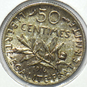 France 1916 50 Centimes 294367 combine shipping