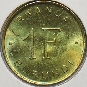 Burundi 1961 Franc Lion animal Rwanda and Burundi 297461 combine shipping
