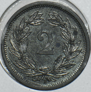 Switzerland 1945 2 Rappen 297481 combine shipping