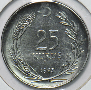 Turkey 1965 25 Kurush  191830 combine shipping