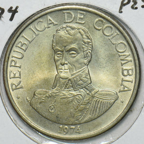 Colombia 1974 Peso 152701 combine shipping