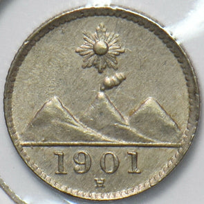 Guatemala 1901 H 1/4 Real 193222 combine shipping