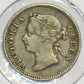 Straits Settlements 1898 5 Cents 153271 combine shipping