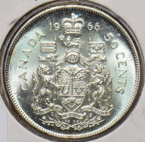 Canada 1966 50 Cents BU 192735 combine shipping