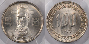 South Korea 1979 100 Won PCGS MS 63 PI0138 combine shipping
