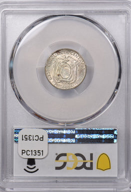 Ecuador 1930 50 Centavos PCGS MS 64 PC1351 combine shipping