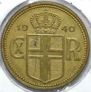 Iceland 1940 2 Kronur 902226 combine shipping