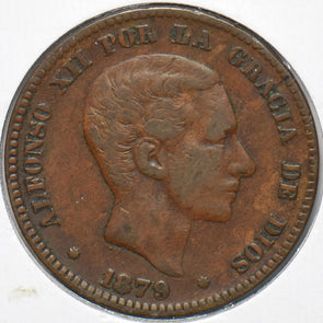 Spain 1879 10 Centimos 902493 combine shipping