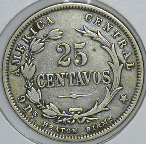 Costa Rica 1892 25 Centavos 290732 combine shipping