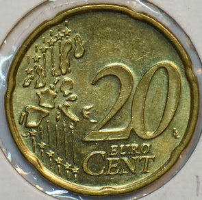 Belgium 2000 20 Cents UNC 903599 combine shipping