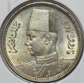Egypt 1937 AH 1356 2 Piastres 296597 combine shipping